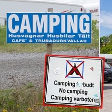 Camping och husbilar.