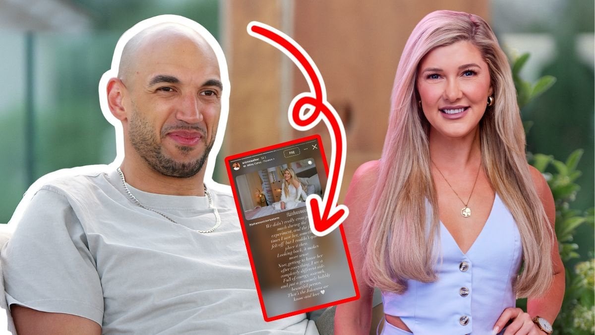 Aron Walker och Johanna Storm från Love is blind Sverige 2026