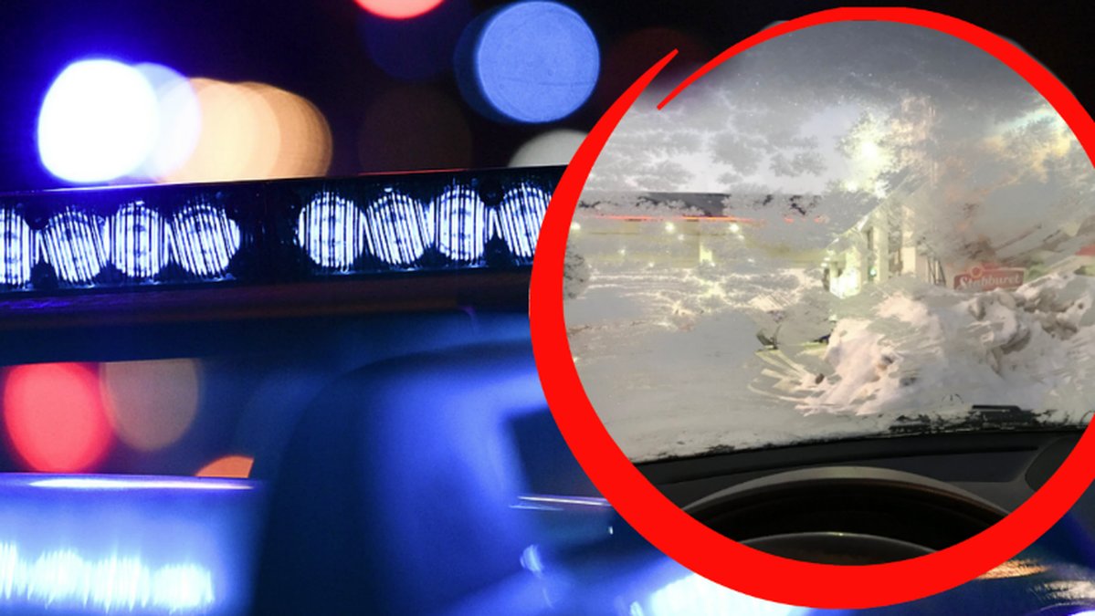 Mannen blev av med körkortet efter att ha blivit stoppad av polisen