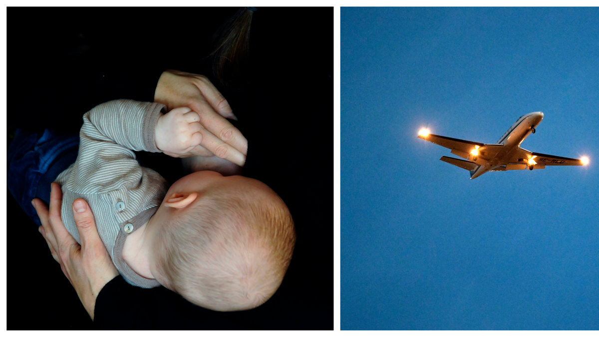 Flygvärdinna ingrep när kvinna ammade på planet.