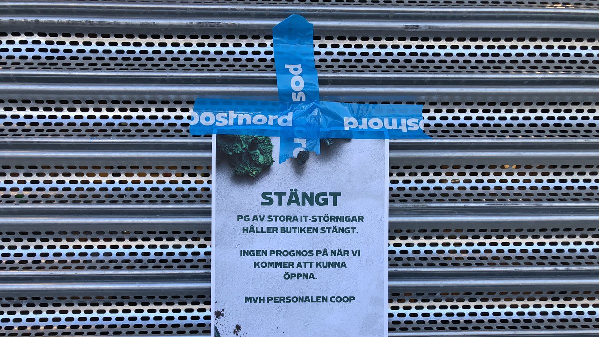 Coop väntas öppna sina butiker igen på torsdagen. 