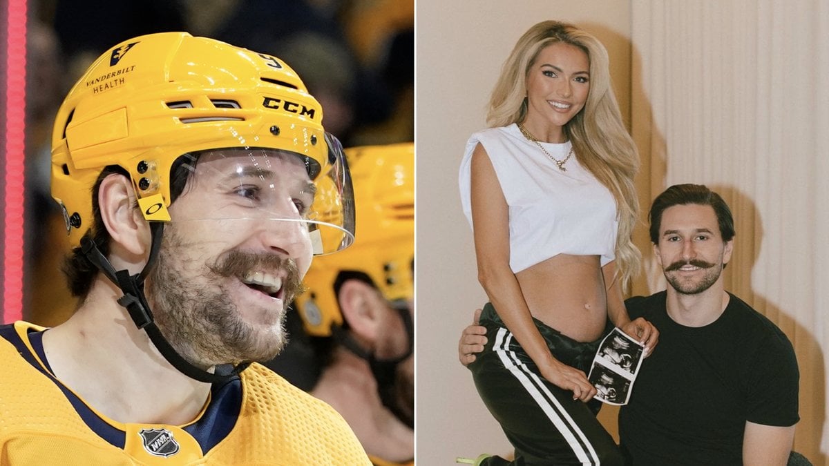 Filip Forsberg ska bli pappa för första gången. 