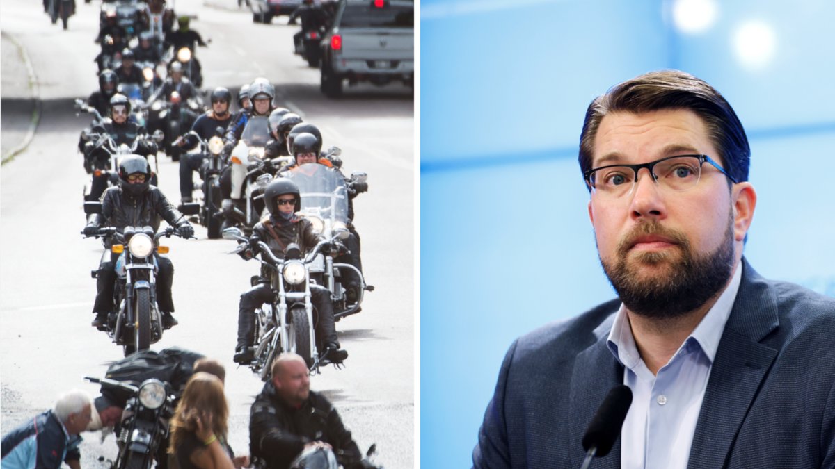 Den mc-klubb där kommunpolitikern är medlem har haft kontakter med kriminella mc-gäng. Genrebild.