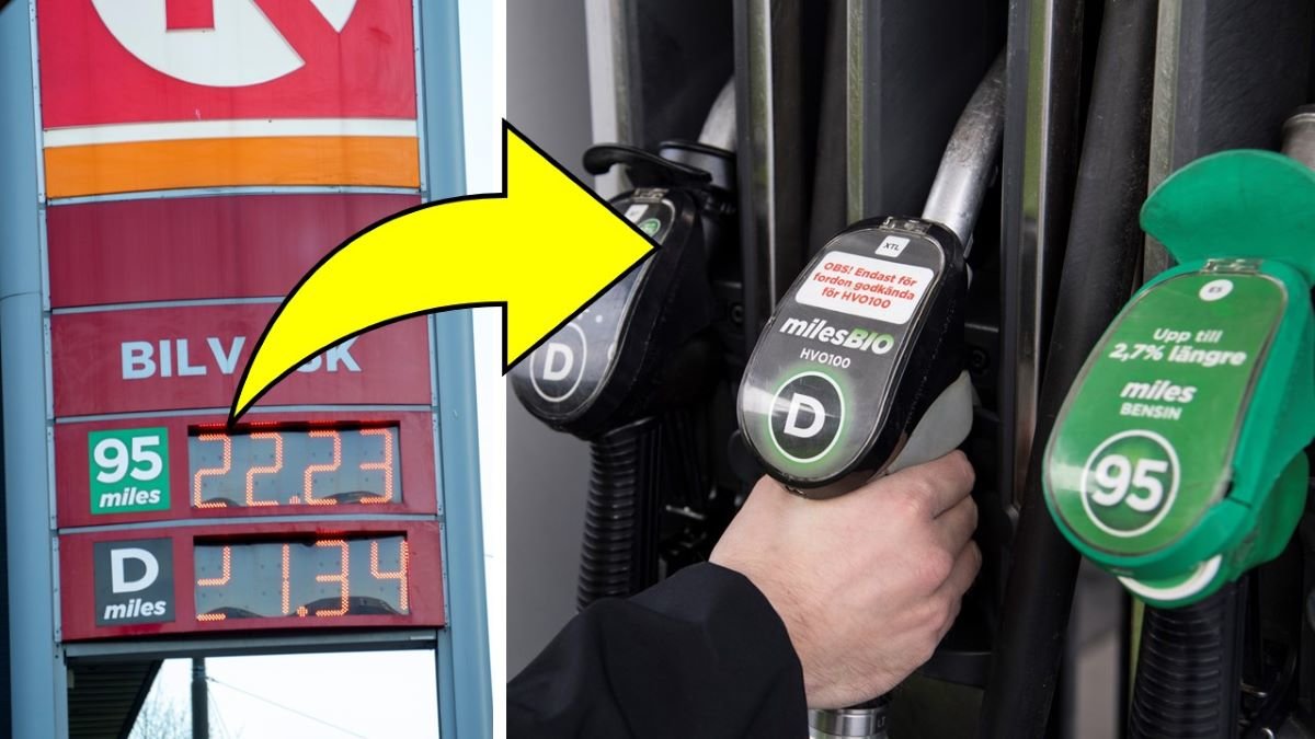 Bensin diesel pris