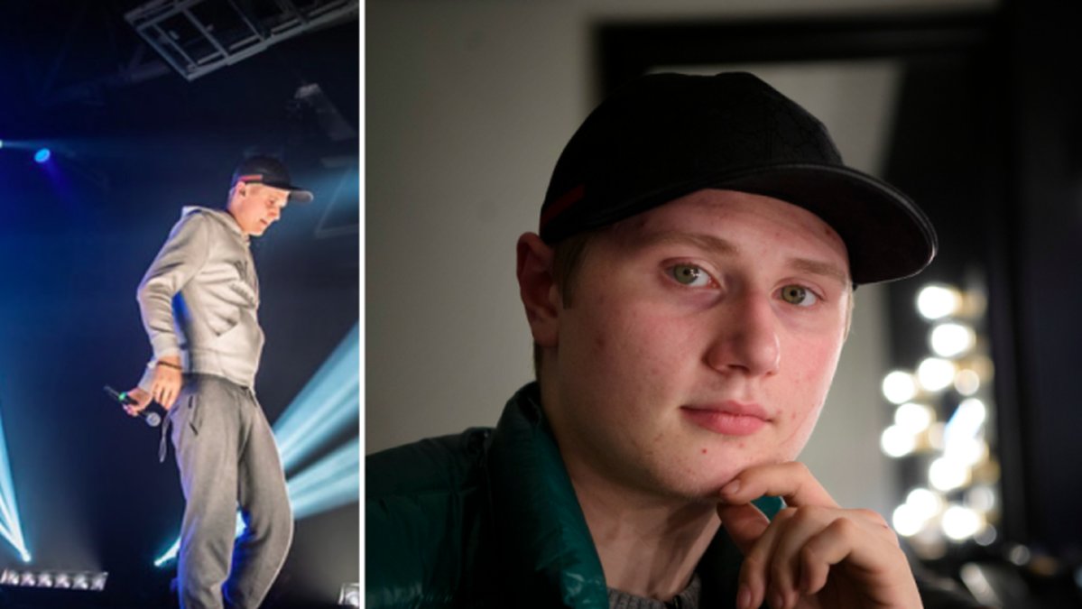 Mamman hyllar sin son Einár.