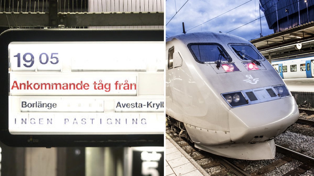 SJ skyllde stopp på banarbete.