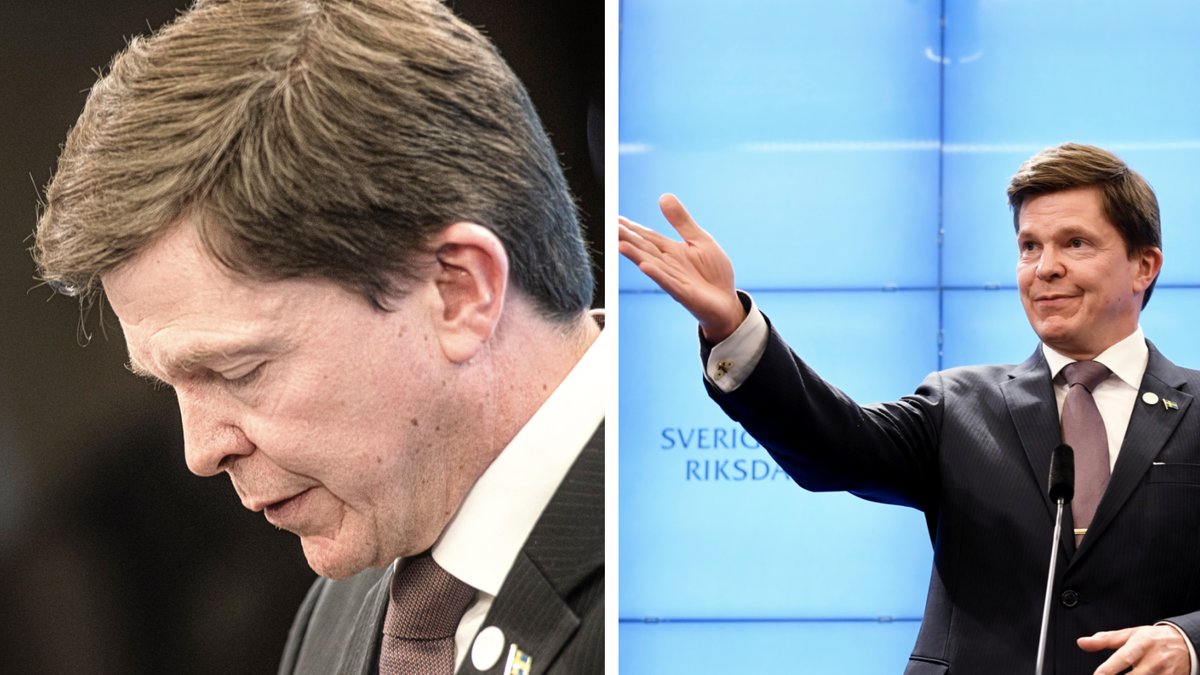 Riksdagens talman Andreas Norlén inleder samtal med partiledarna om en ny regering på måndag.
