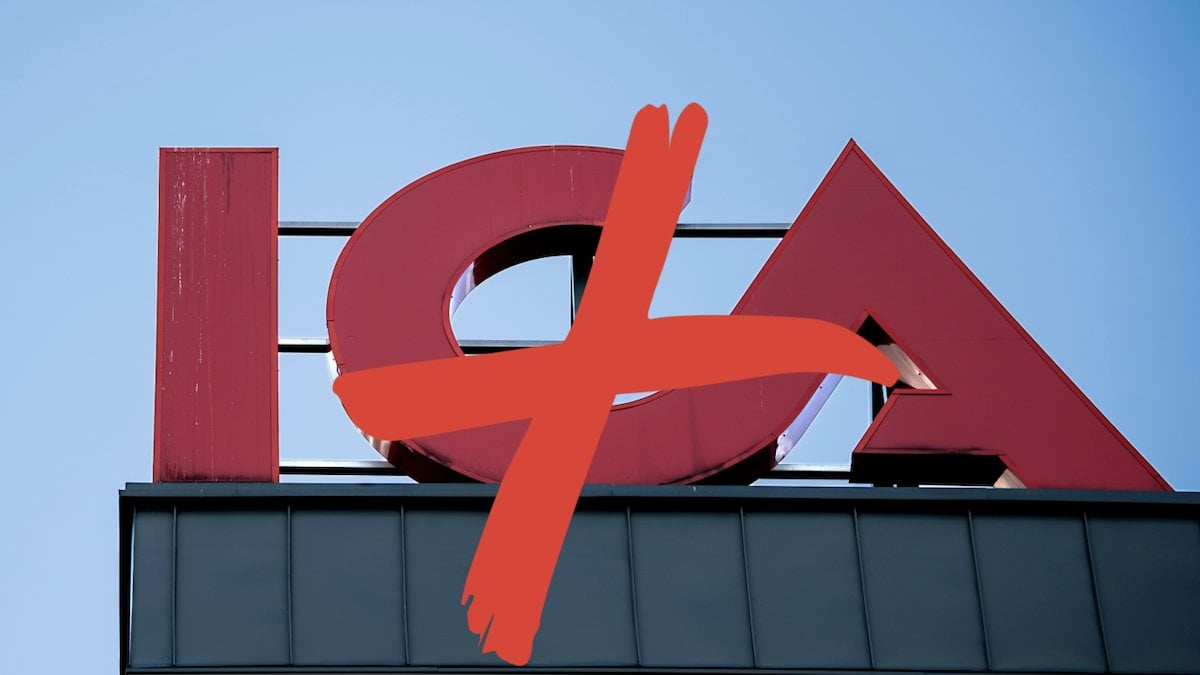 Kundernas förtroende för Ica rasar. 