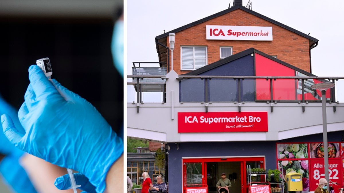 Ica-kunder fick gå före i vaccinationskön och beslutet hyllas.