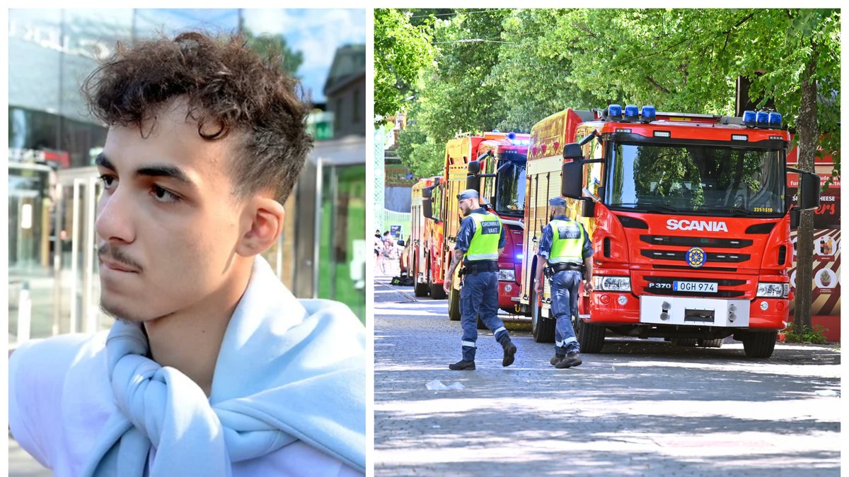 Waleed Hadidi, 19, blev vittne till olyckan på Gröna Lund.