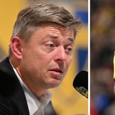 Jon Dahl Tomasson och Alexander Isak.