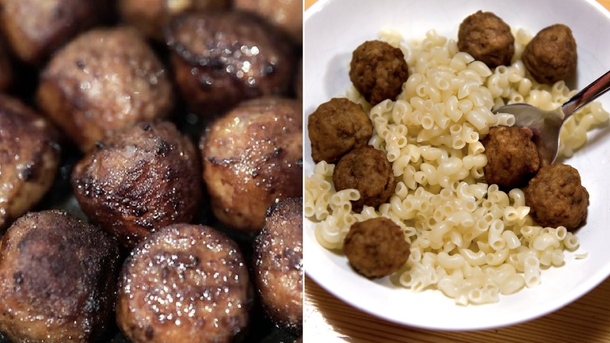 Malmö stad serverade fler sorts köttbullar. Genrebild.