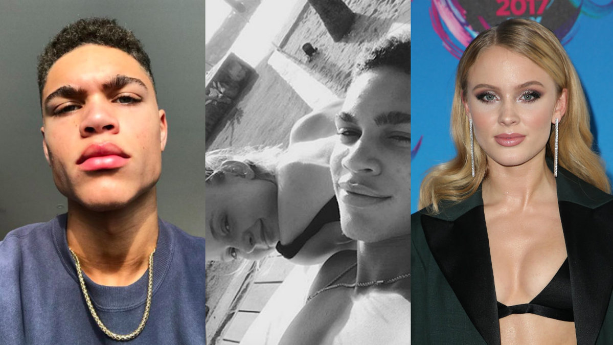 Zara Larsson och pojkvännen Brian Whittaker är så nykära att det fullkomligt lyser om dem. 