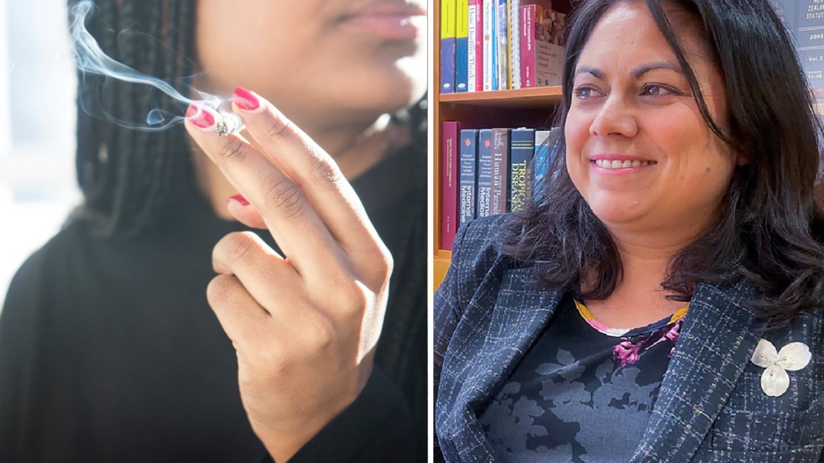 Ayesha Verrall, biträdande hälsominister i Nya Zeeland, som på tisdagen lade fram lagförslaget om att helt stoppa rökning för unga.