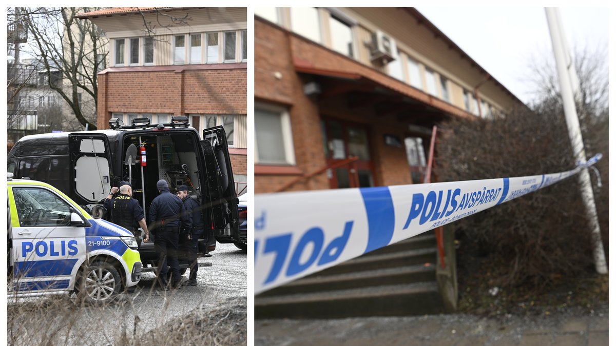Polishuset i Enköping utrymdes under torsdagen.