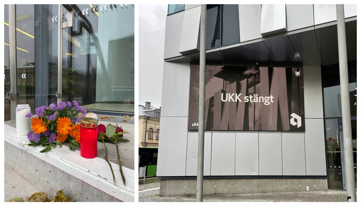 Två personer dog inne på Uppsala konsert och kongress under tisdagskvällen.