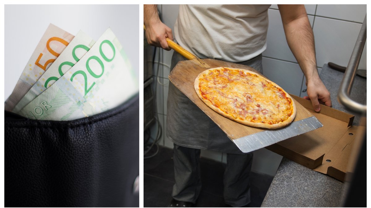 Priserna på pizza drar iväg. 