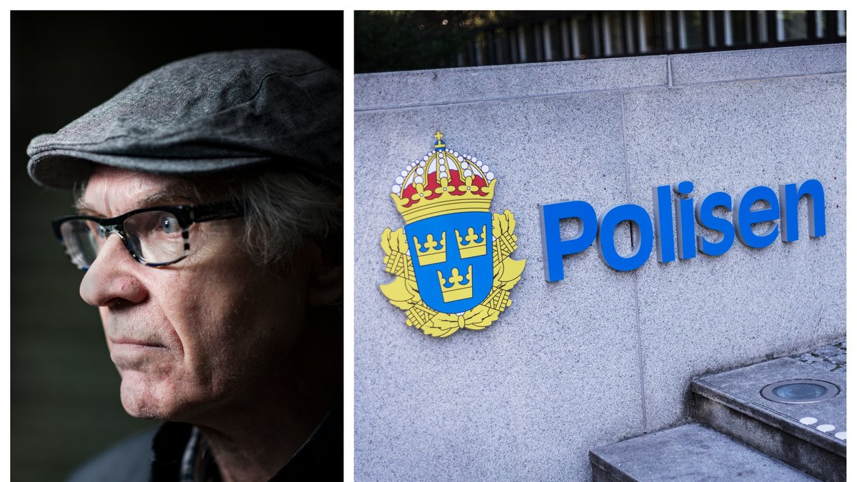 I sin sista intervju riktade konstnären Lars Vilks kritik mot polisen.