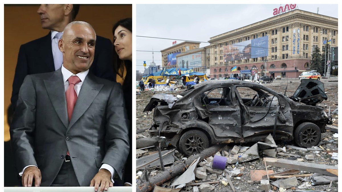 Oligarken skänker pengarna för lyxyachten till Charkiv.