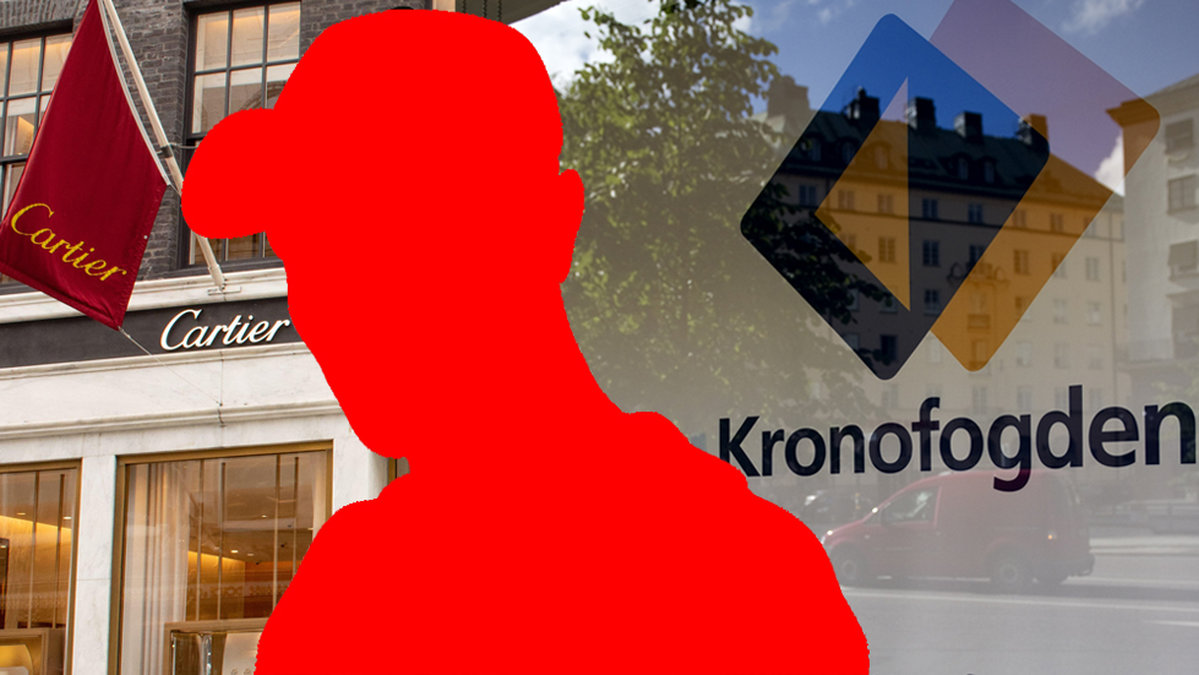 Kronofogden har nu gjort en utmätning och tagit ett armband och en jacka från influencern.