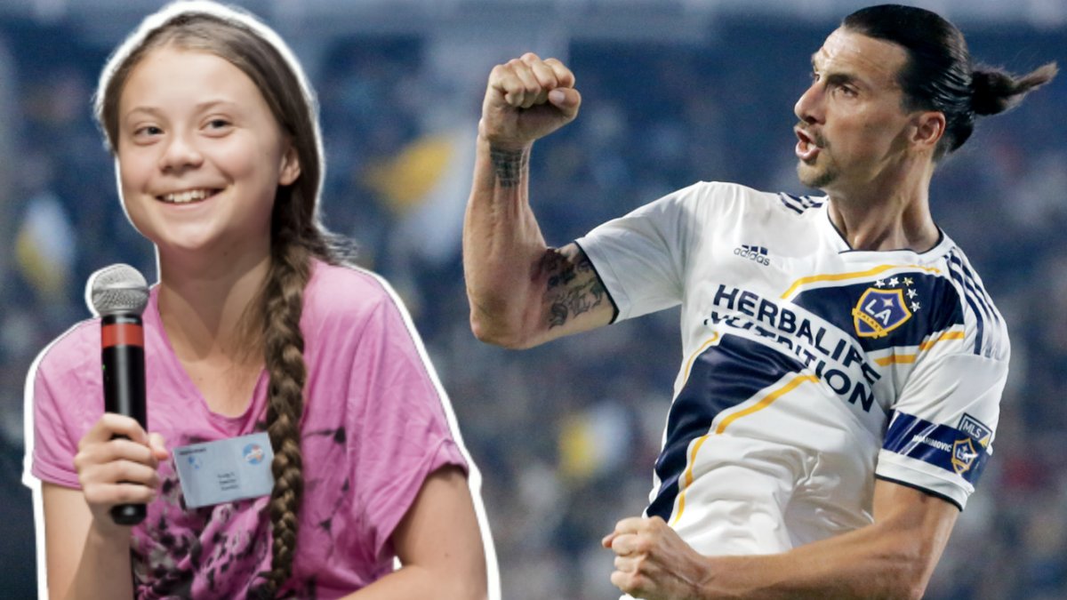 Greta Thunberg är nästan dubbelt så stor som Zlatan Ibrahimovic på Google