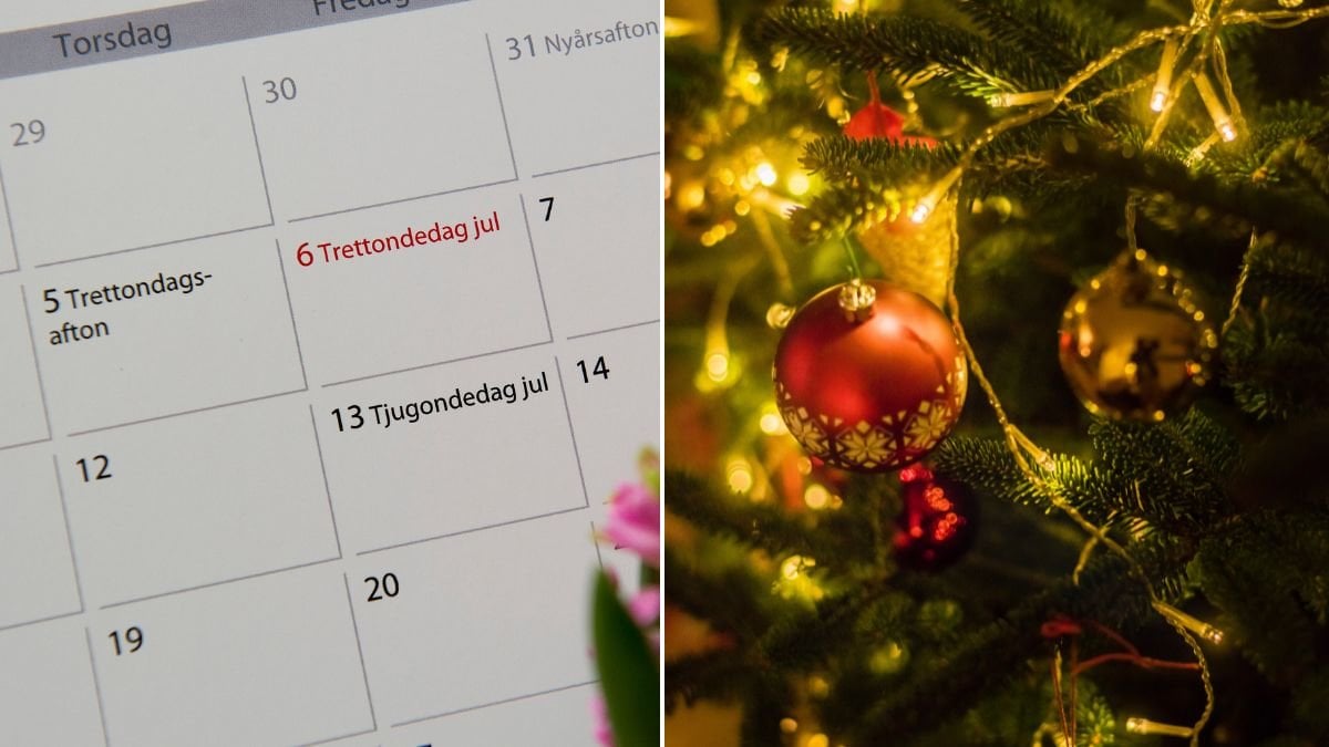Är trettondedag jul en röd dag?