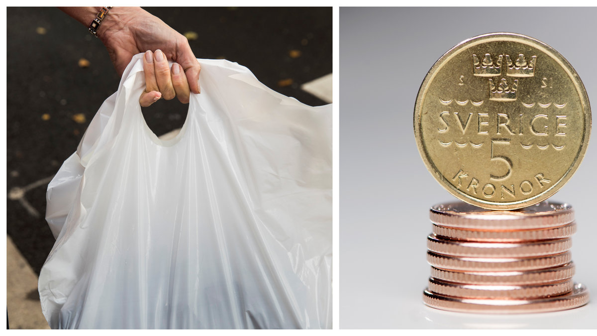 Ny höjs priset på plastkassar.