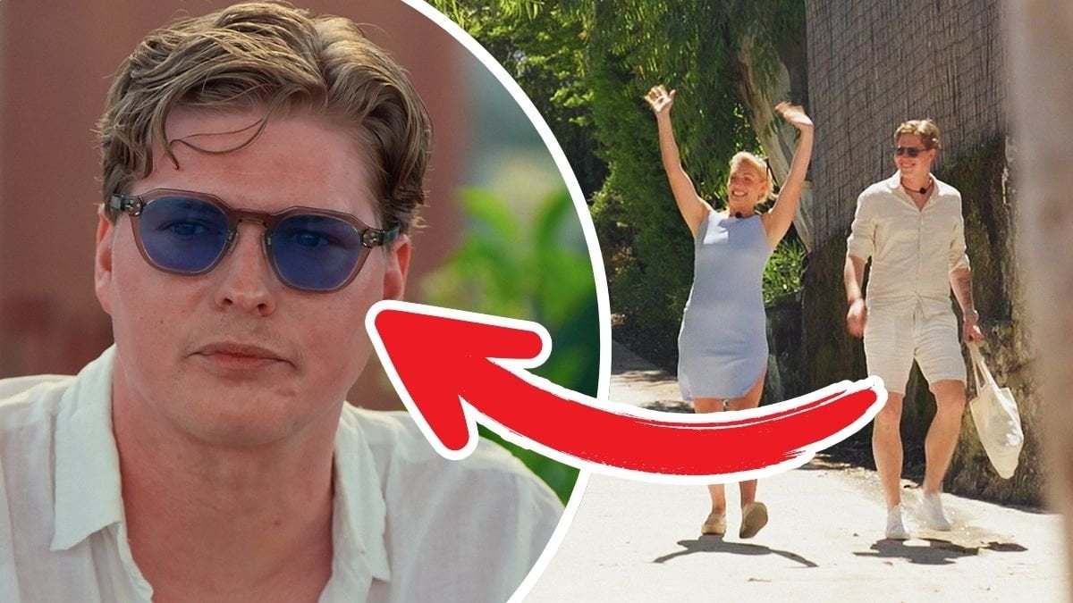 Ludwig Svensson i Love is blind Sverige 2026 och Ludwig tillsammans med Camilla Plahn