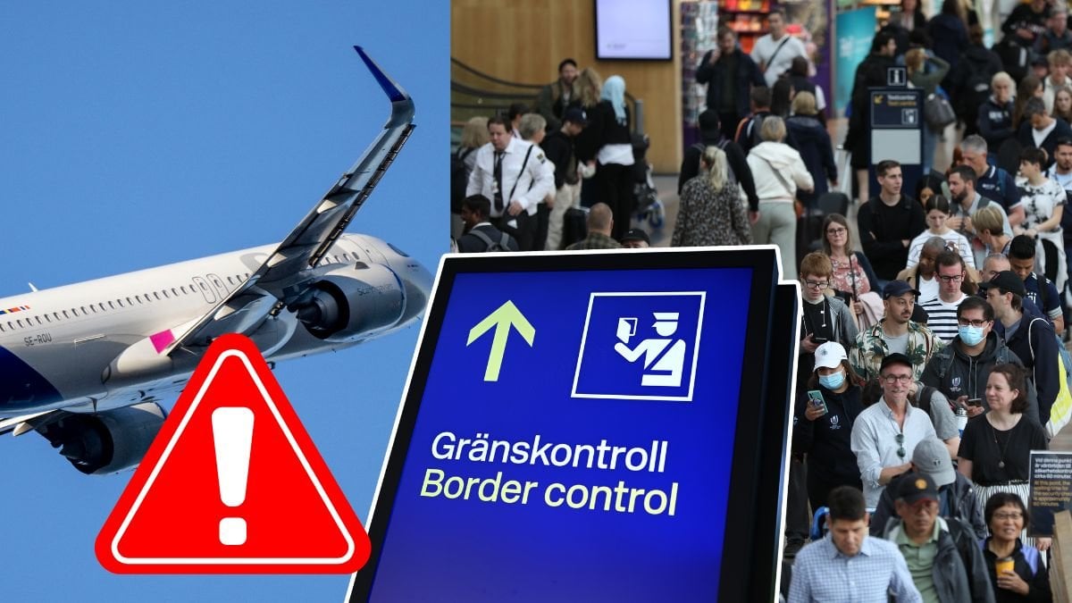 Flygplan, pass, köer