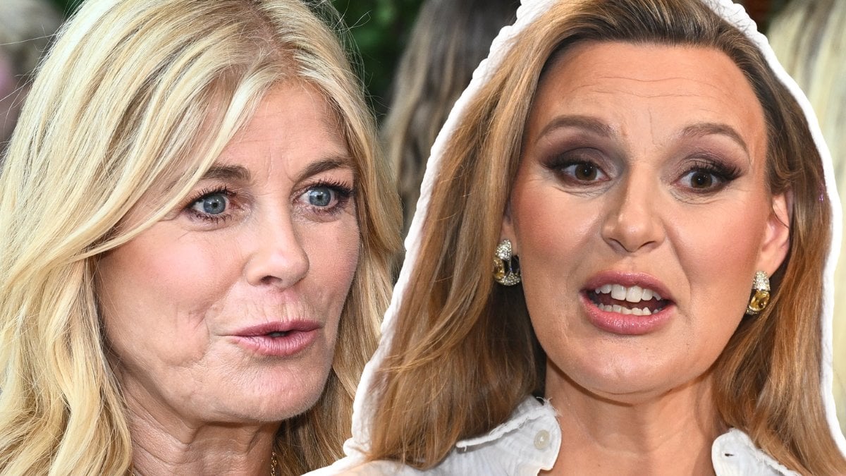 Pernilla Wahlgren och Sanna Nielsen