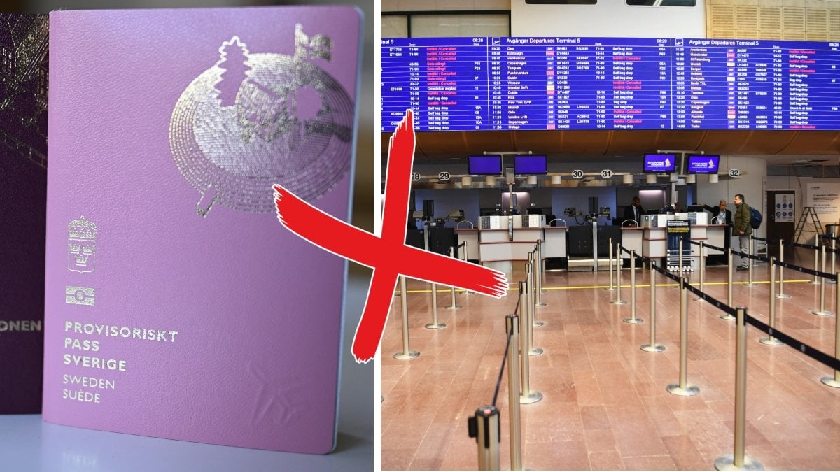 Nu försvinner möjligheten att få ett provisoriskt pass på en av Sveriges flygplatser