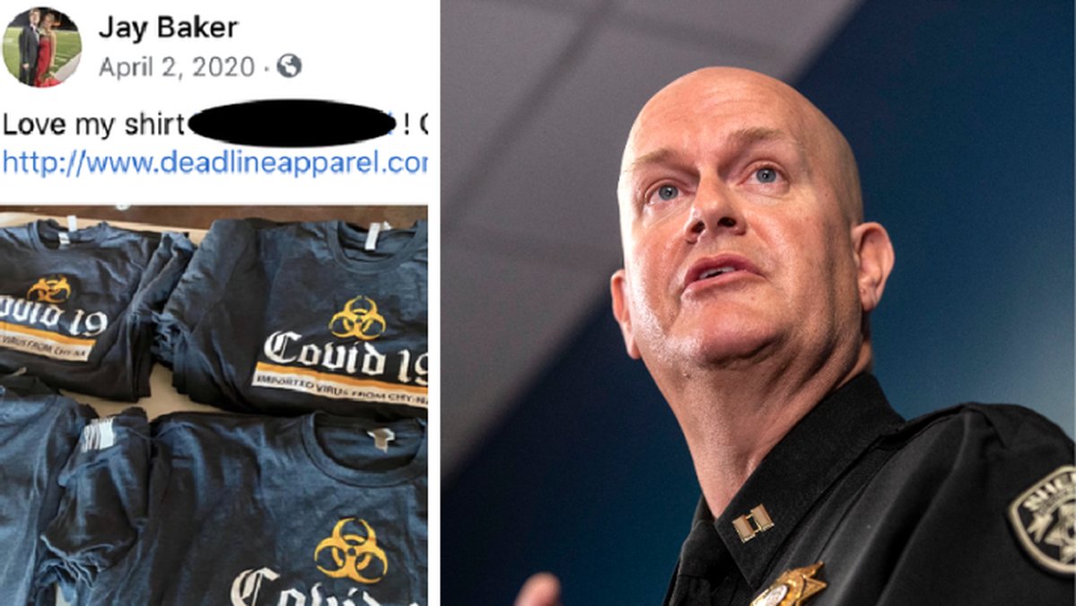 Polismannen Jay Baker kritiseras för uttalanden om den 21-årige spa-skytten – och rasism på Facebook. 