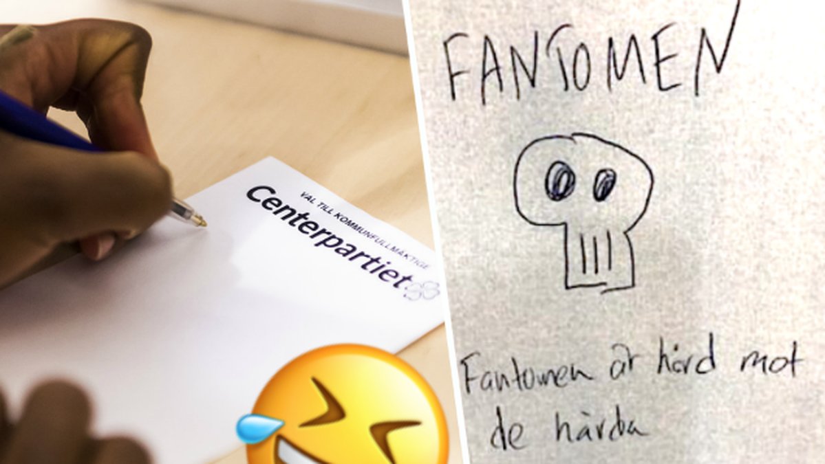 Tokiga valsedlar och en emoji