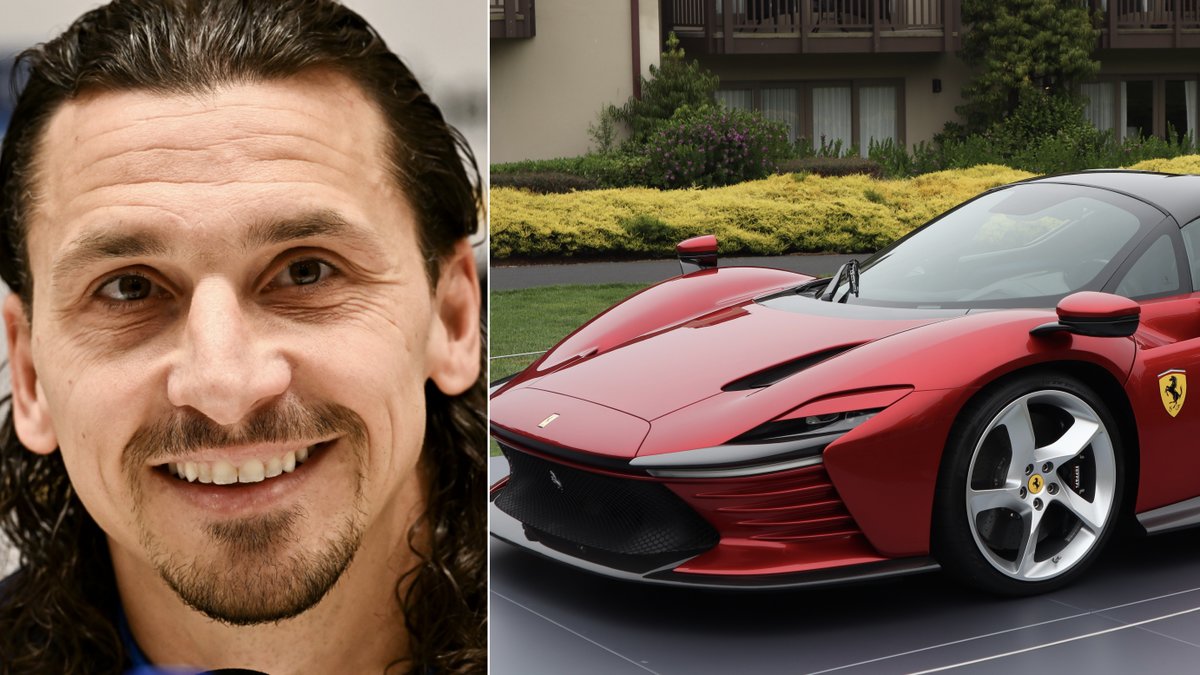 Zlatan Ibrahimovic äger 13 lyxbilar. 