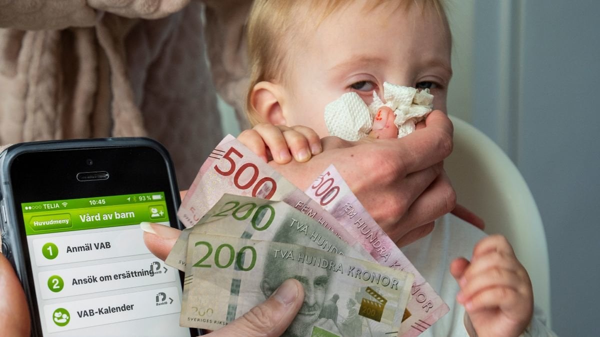 Vab, Försäkringskassans app och pengar.