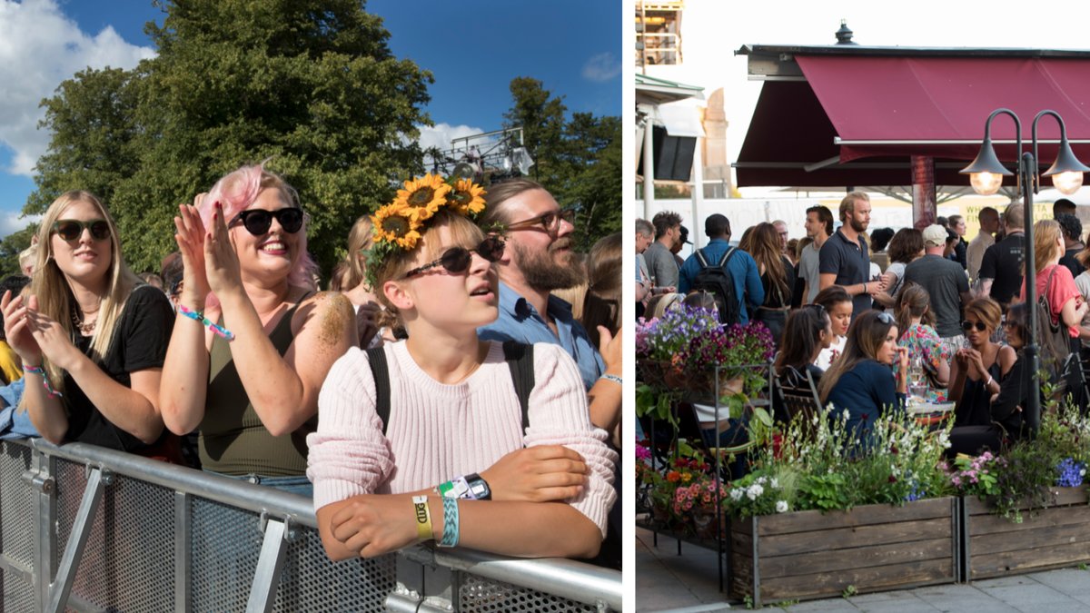 I sommar kommer vi återigen kunna trängas på uteserveringar. 