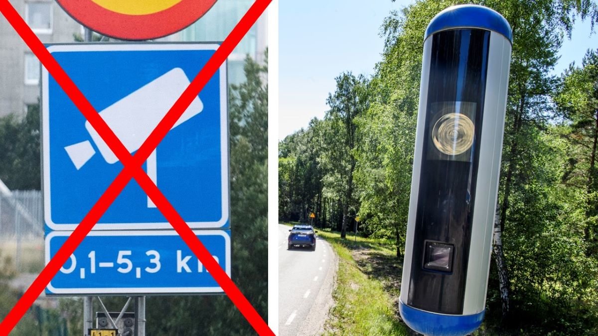 Fartkameror skyltar