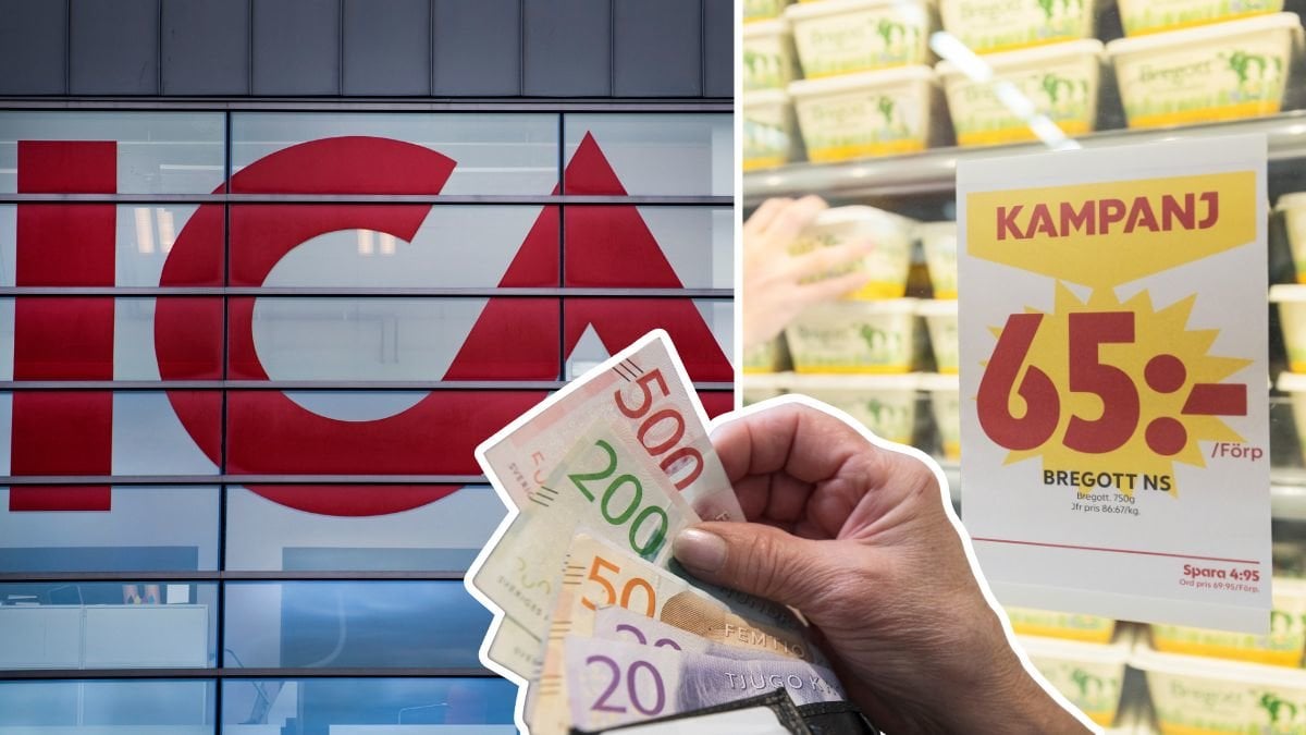 Ica, reapris och pengar.