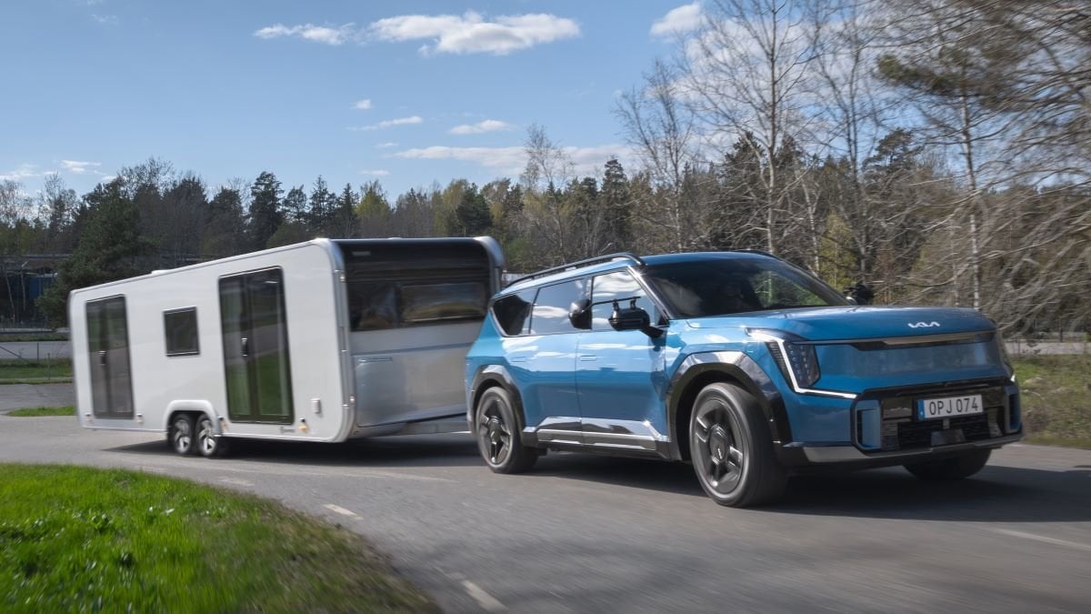 Slapvagn elbil