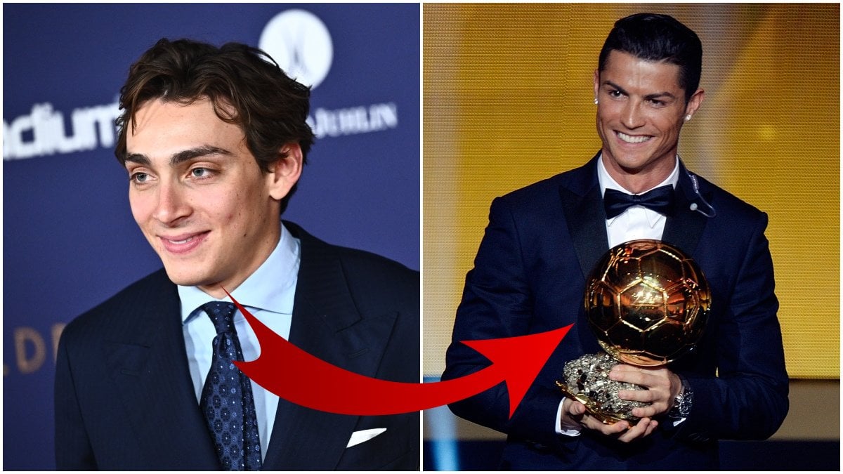 Armand Duplantis och Cristiano Ronaldo