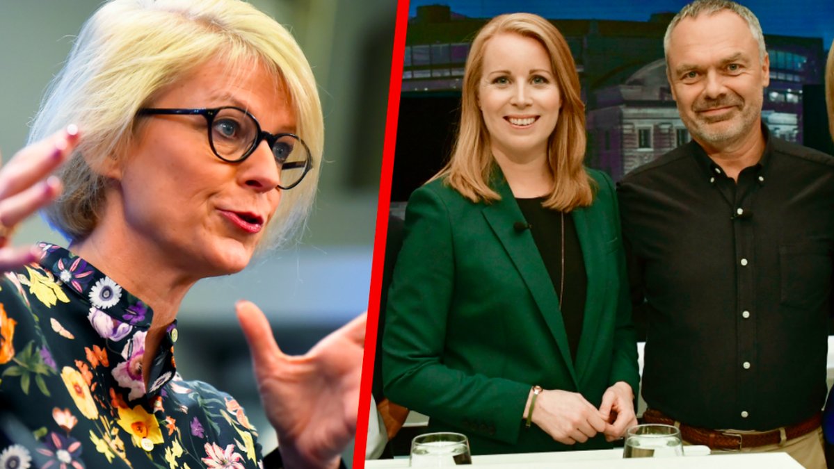Elisabeth Svantesson, Annie Lööf och Jan Björklund. Kollage. 