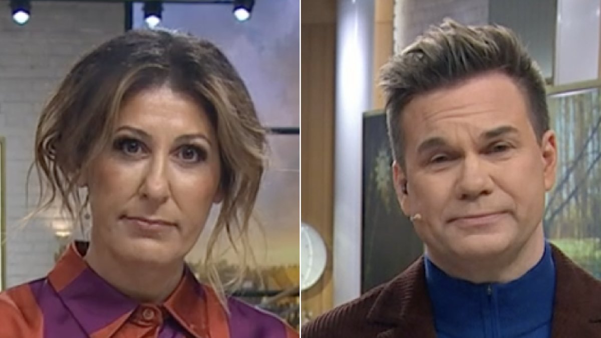 Rania Shemoun Olsson och Anders Pihlblad bjöd på sig själva i Nyhetsmorgon. 