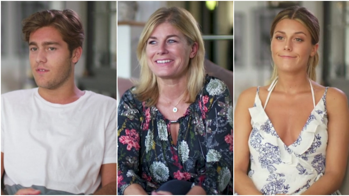 Benjamin Ingrosso, Pernilla Wahlgren och Bianca Ingrosso