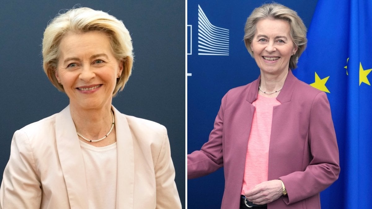Bilder på Ursula von der Leyen.