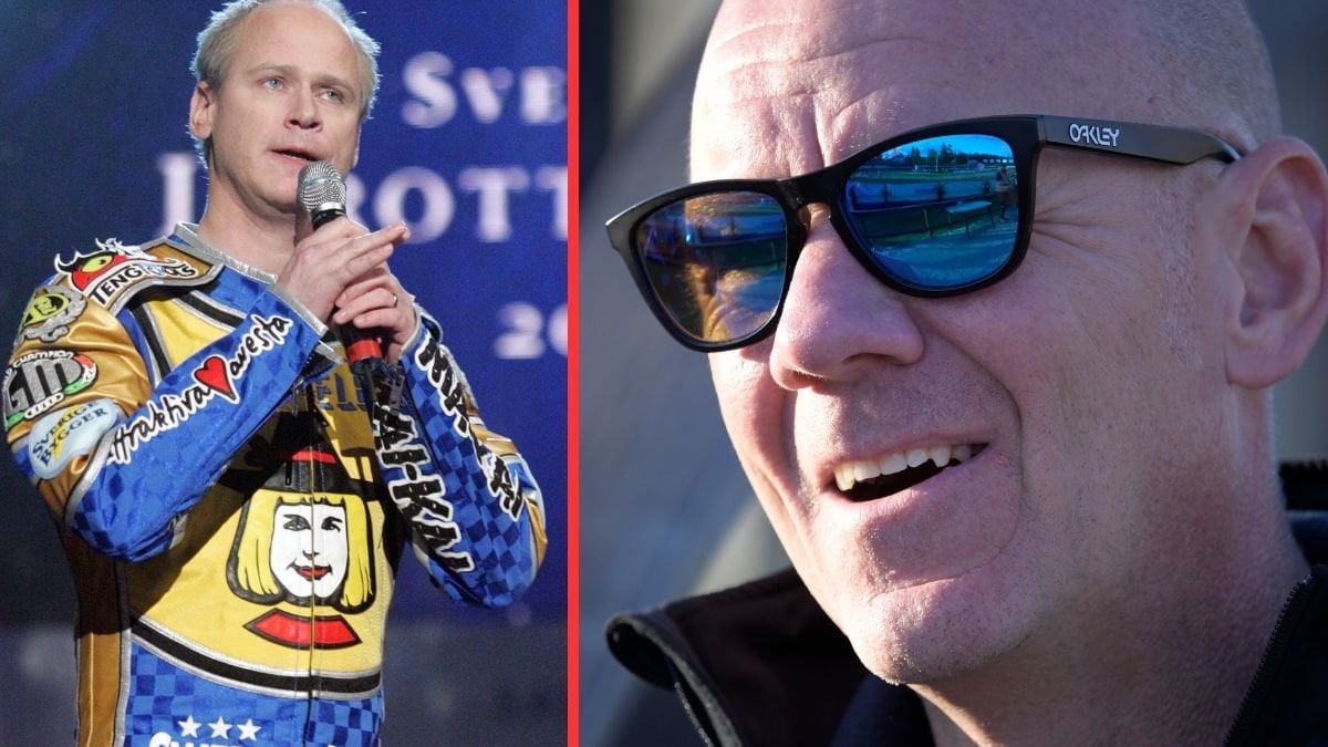 Robert Gustafsson som Tony Rickardsson. 