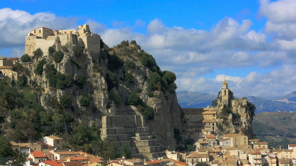 En av alla vackra byar i Molise.