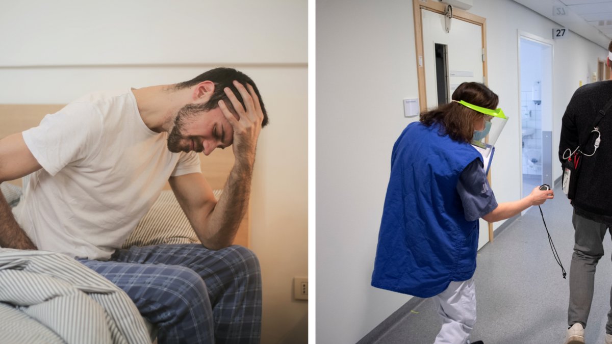 Fler män än kvinnor uppger att de har postcovid.