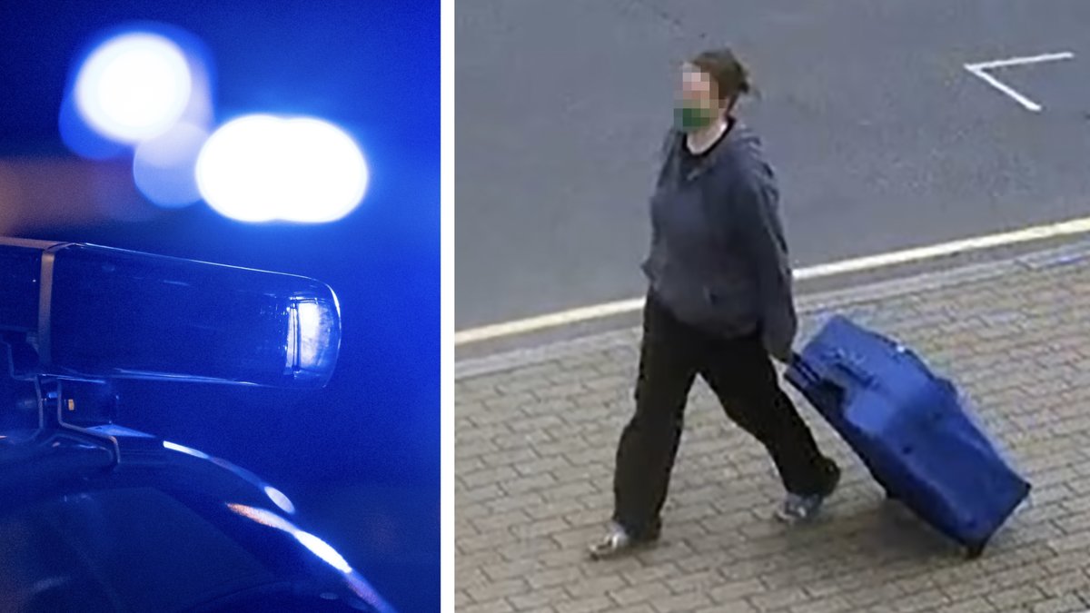 Kvinnan fångades på film med resväskan – som tros ha innehållit hennes styckmördade väninna.