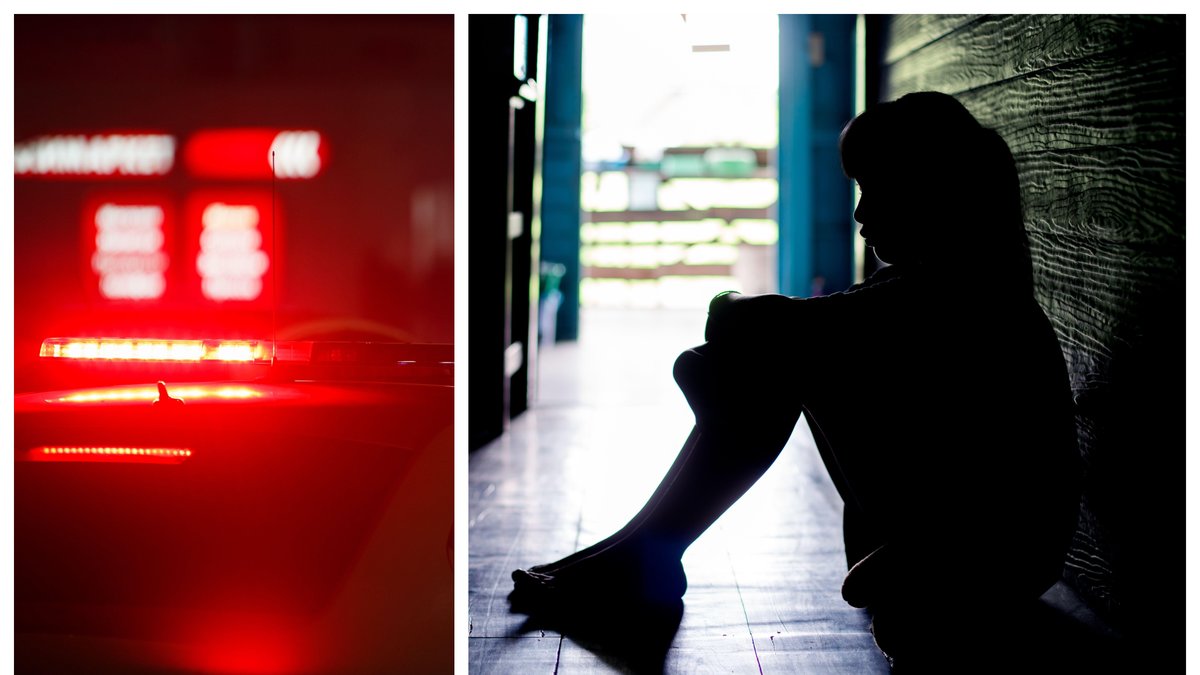 Flickan försökte anmäla en gruppvåldtäkt när hon, enligt misstankarna, våldtogs av polis.