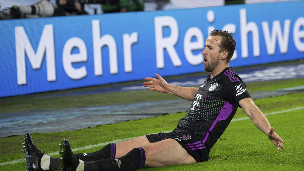 Harry Kane leder skytteligan i Bundesliga med 21 gjorda mål.